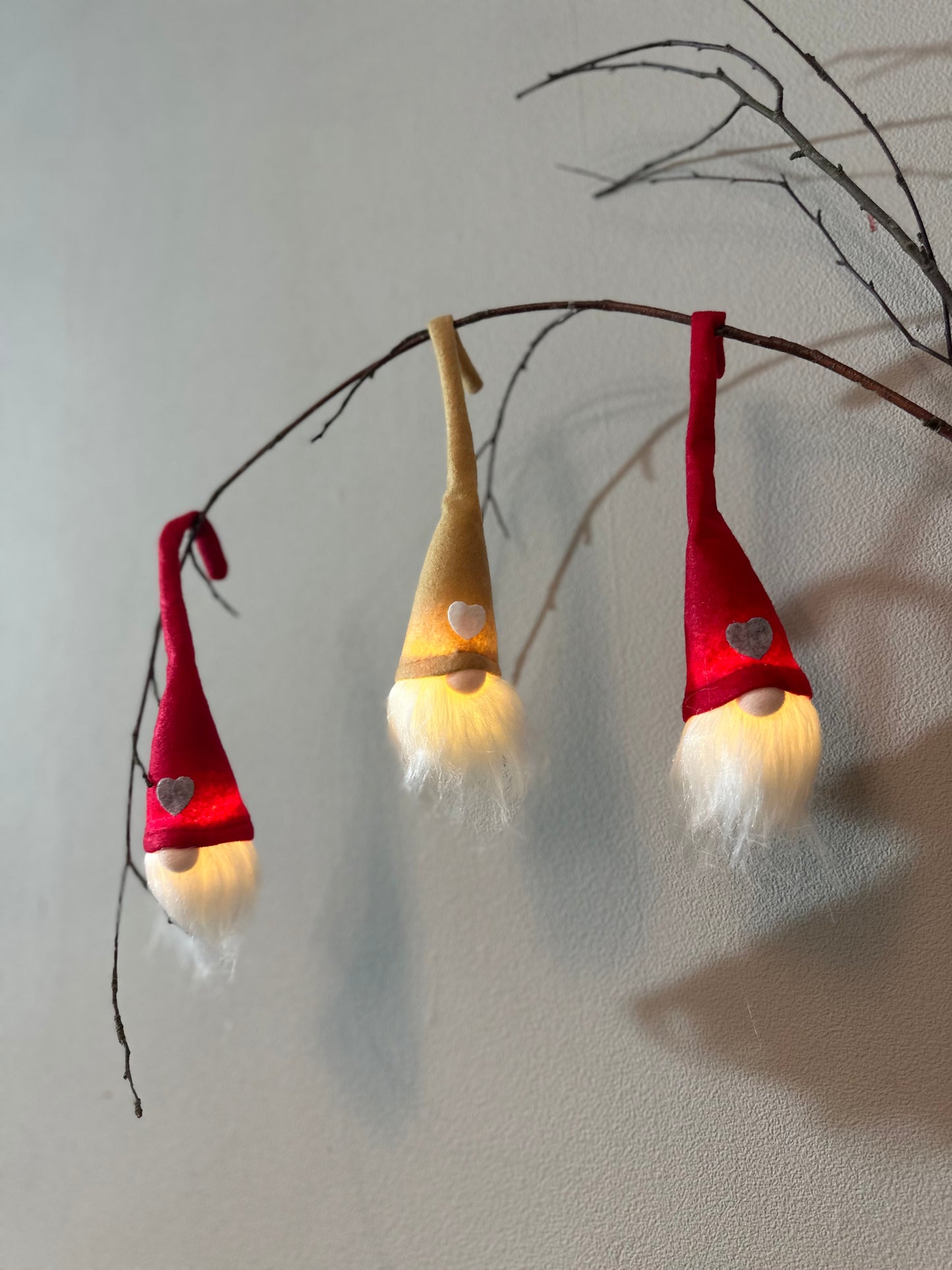 Gnome lumineux à suspendre