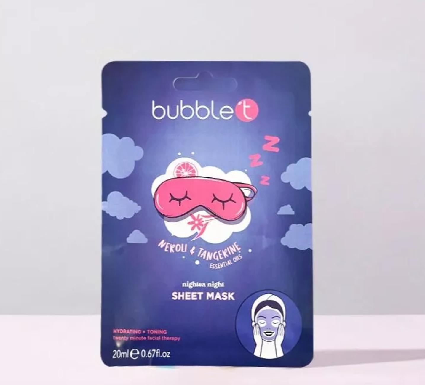Masque hydratant au néroli et à la mandarine - Bubble T