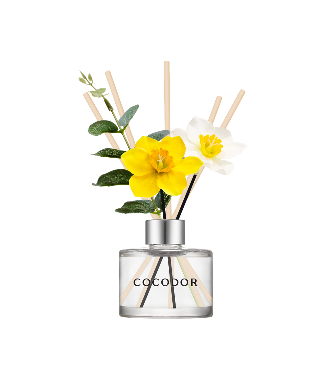 Diffuseur jonquille 200 ml - Vanille & Bois de santal