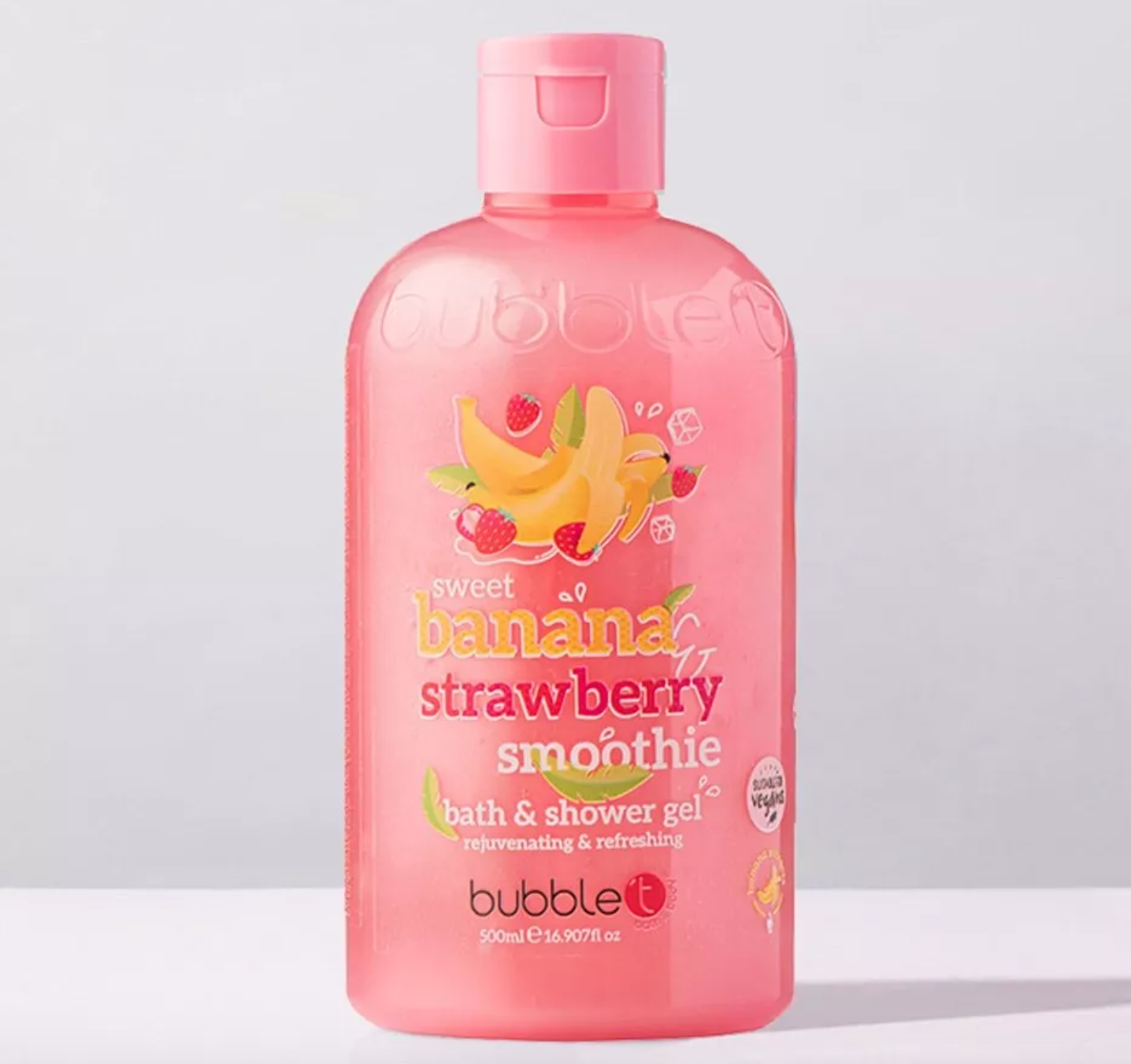 Gel douche fraise et banane - Bubble T