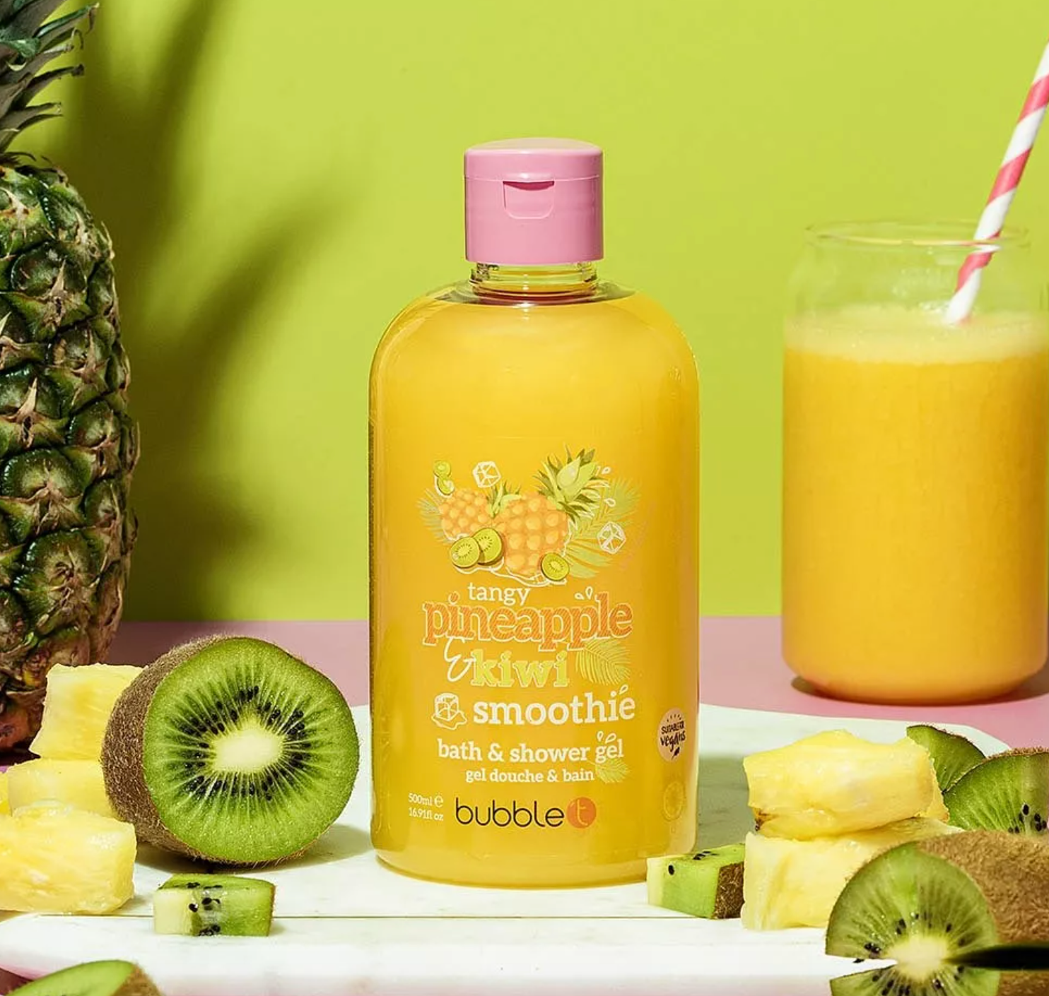 Gel douche ananas et kiwi - Bubble T