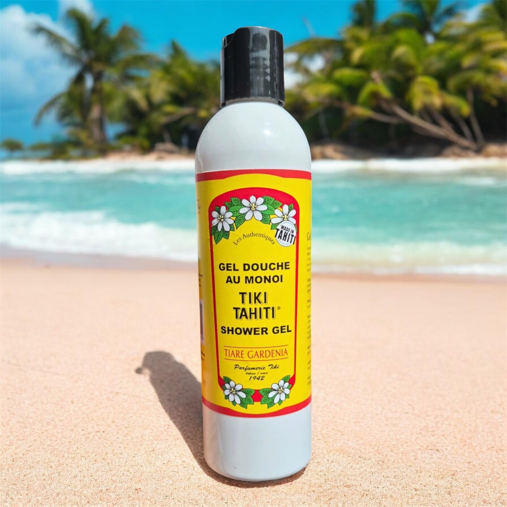 Gel Douche au Monoï TIKI Tahiti – Fleur de Tiaré (250 ml)