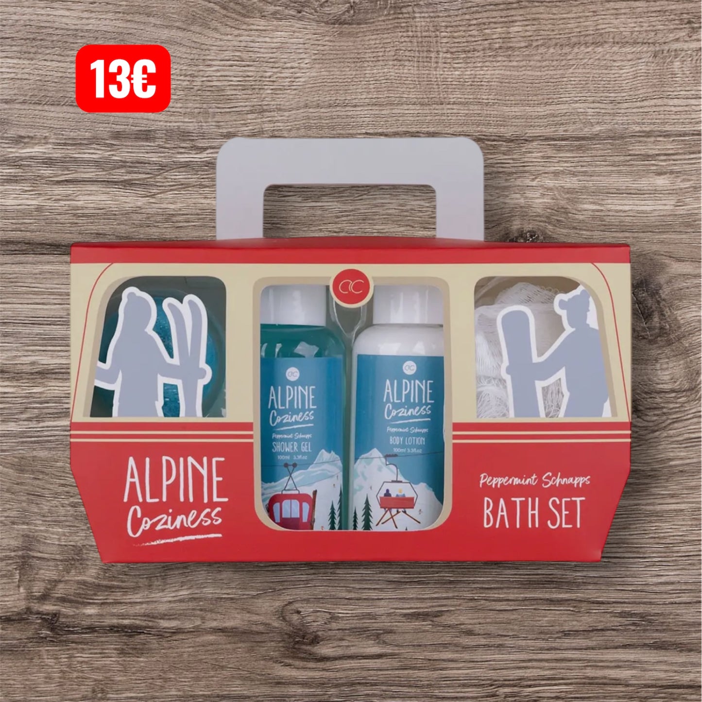 Coffret cadeau bain et douche Noël