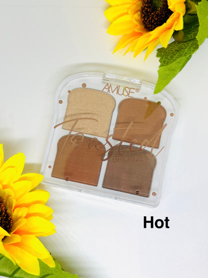 Mini palette Toasted Bronzers- Amuse Cosmetics