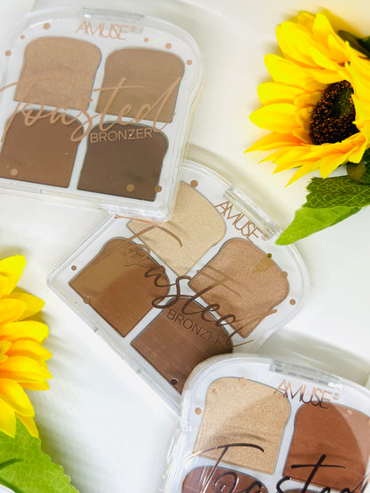 Mini palette Toasted Bronzers- Amuse Cosmetics