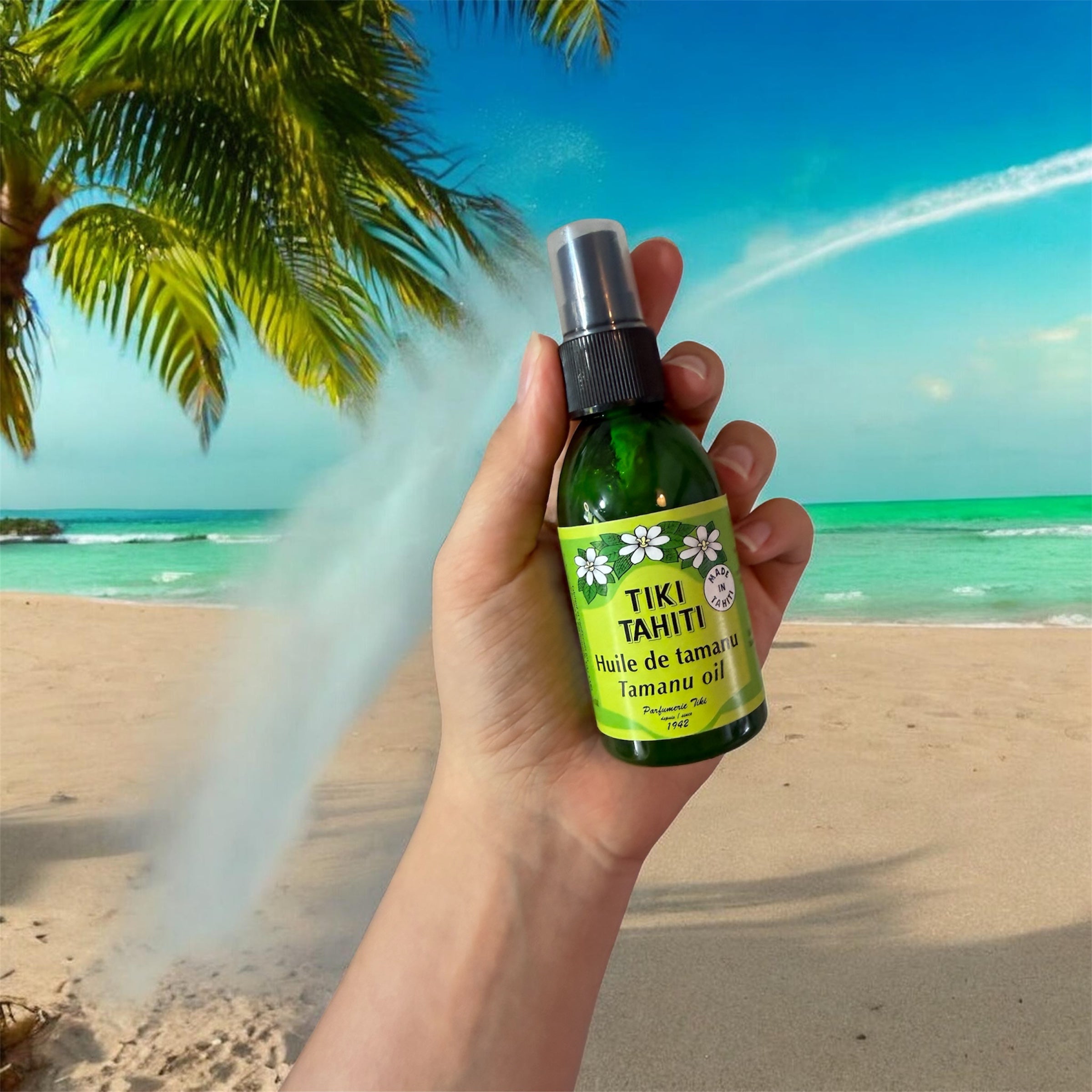 Huile de Tamanu Pure | Huile végétale réparatrice et apaisante de Tahiti