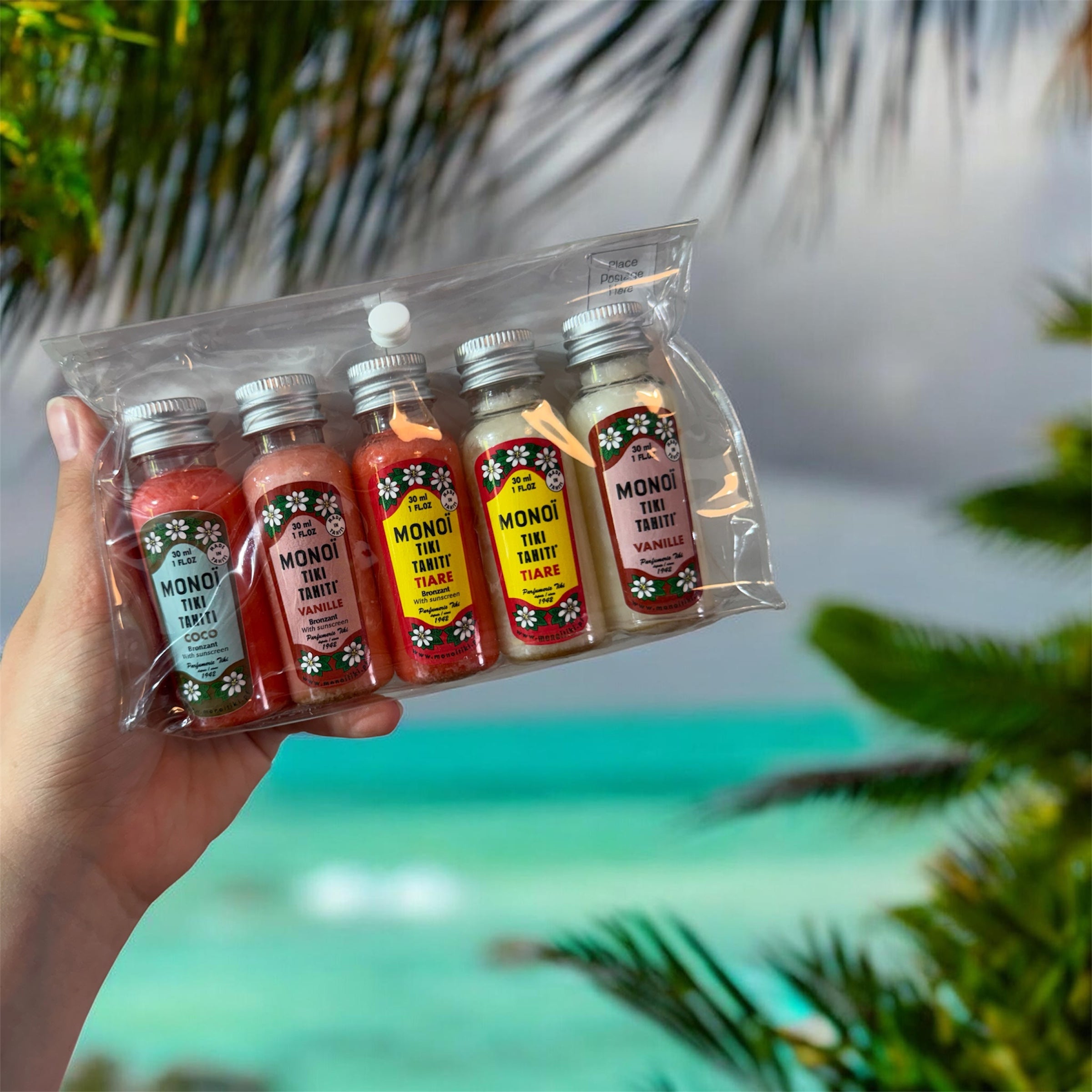 Trousse Solaire Monoï Tiki Tahiti | 5x30ml